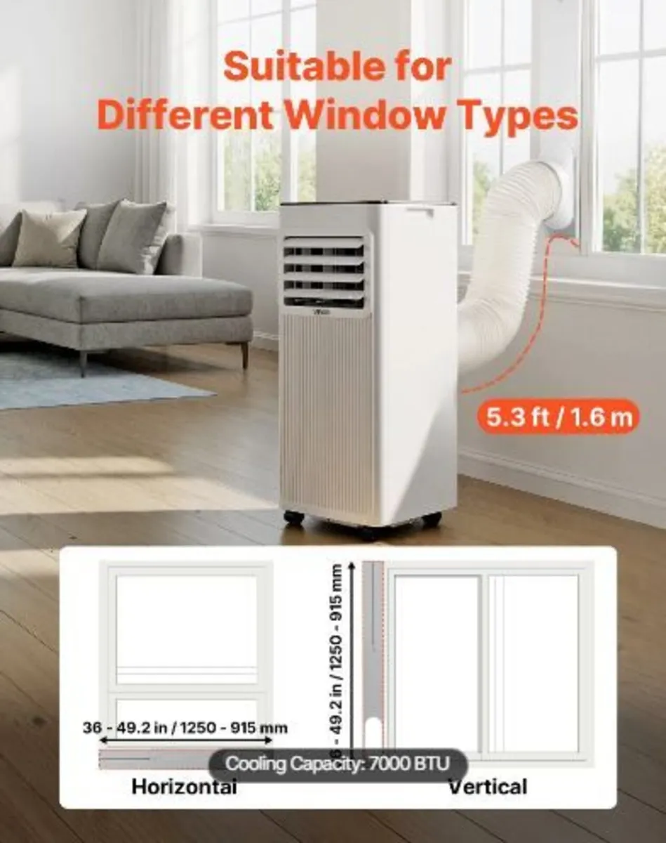 Portable Air Conditioner, 7000 BTU - Image 2