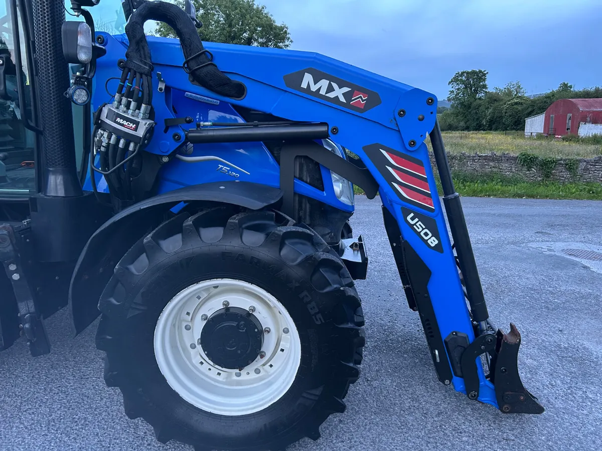 2024 New Holland T5.120 with MX Loader - Image 2