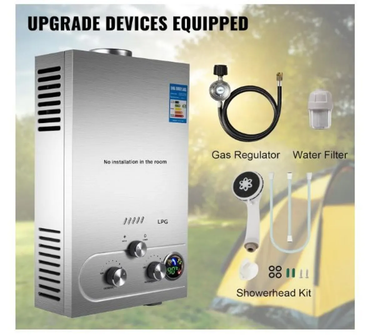 Gas Instantaneous Water Heater 8L Water - Image 4