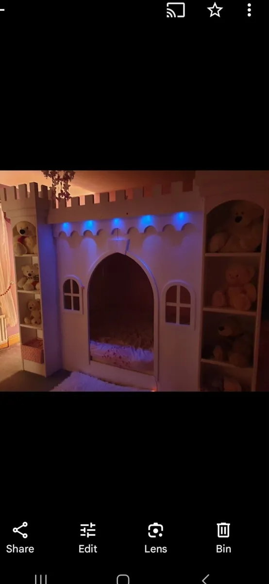 Castle bed with lots of storage - Image 1