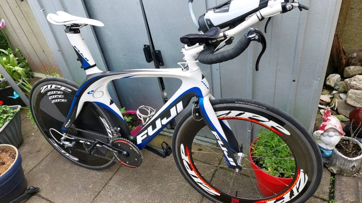 Fuji D6 Triathlon Bike Large Full Carbon Frame - Image 1