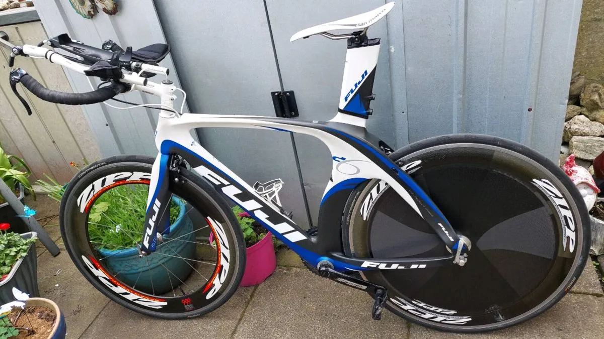Fuji D6 Triathlon Bike Large Full Carbon Frame - Image 2