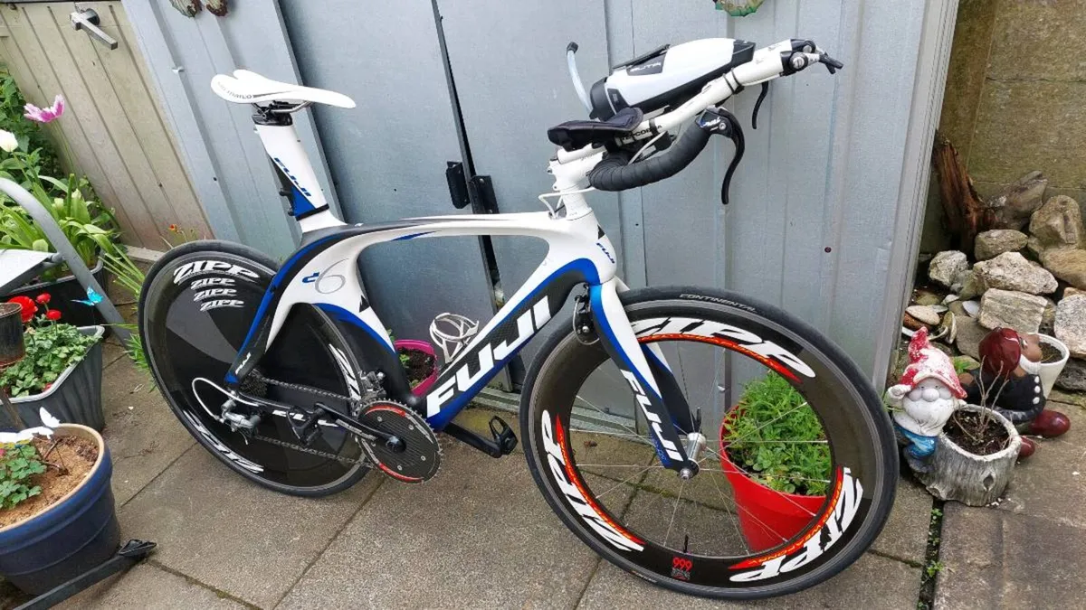 Fuji D6 Triathlon Bike Large Full Carbon Frame - Image 3