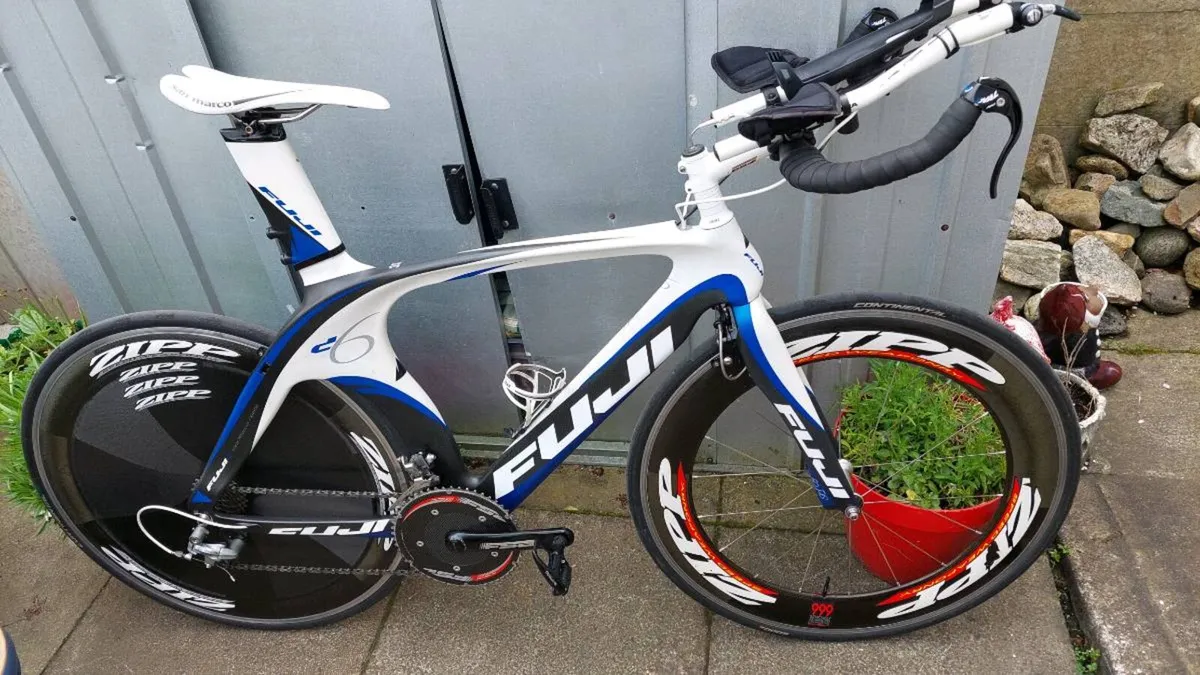 Fuji D6 Triathlon Bike Large Full Carbon Frame - Image 4