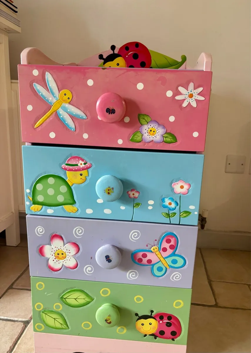 Teamson Kids Hand painted chest of drawers - Image 1