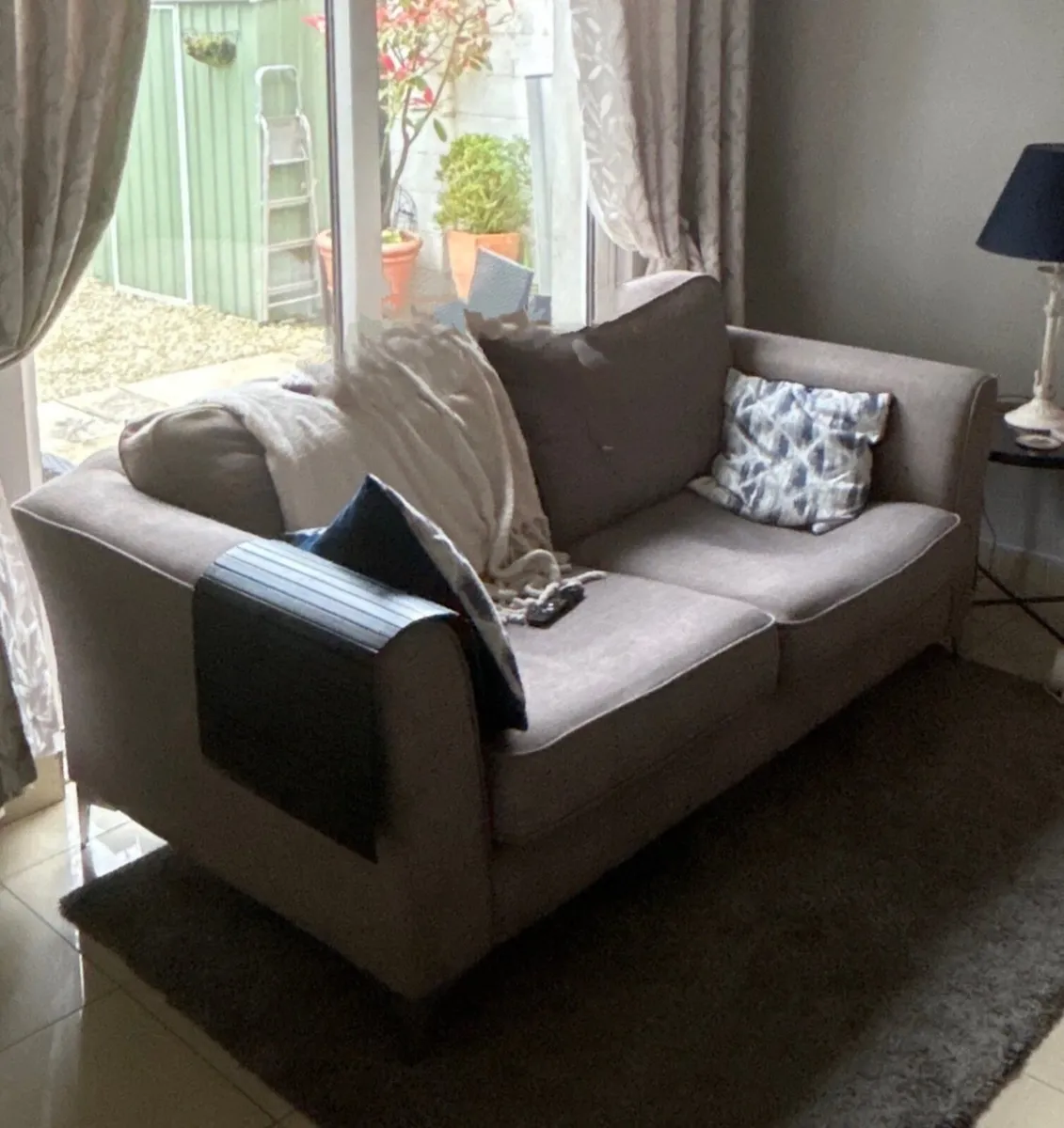 Grey 2 seater couch