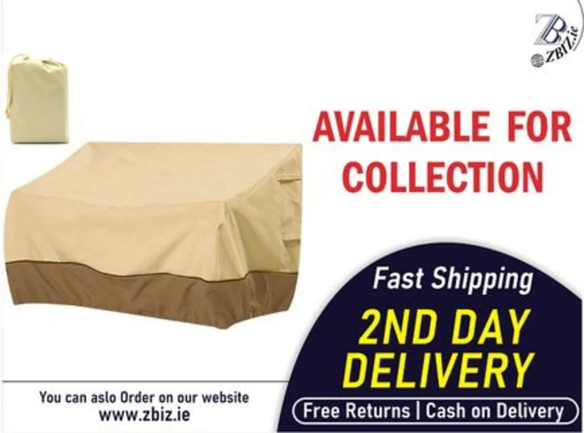 Garden Sofa Cover, Waterproof and UV-Resistant - Image 1