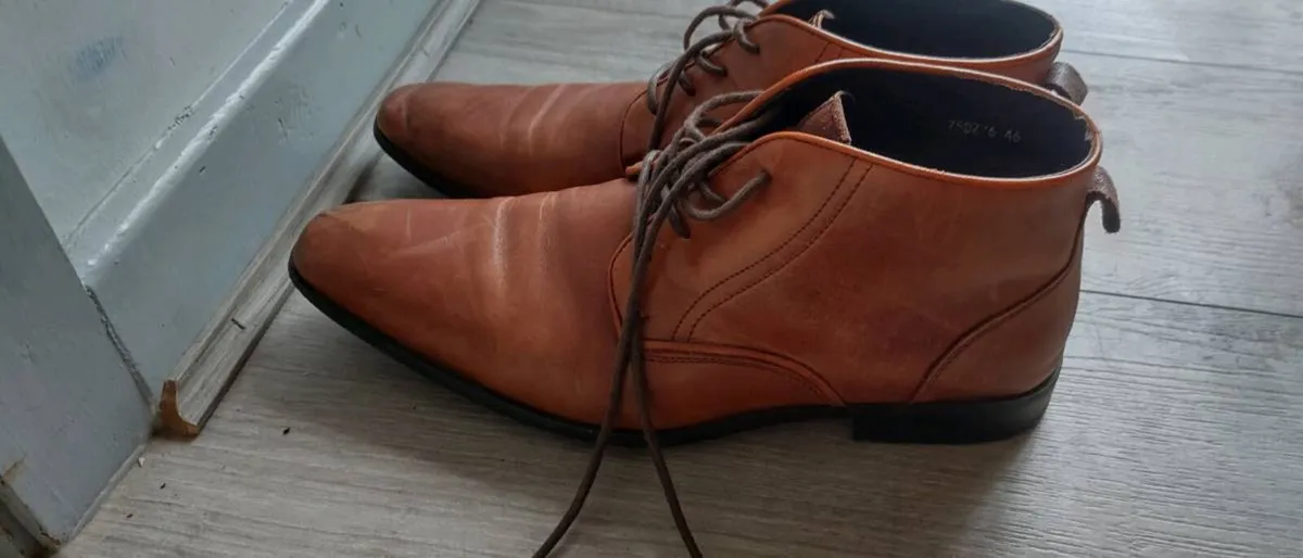 Dice leather man shoes size 46 - Image 2
