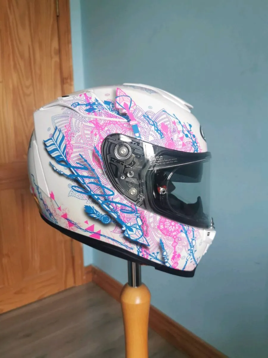 HJC helmet / Furygan gloves - Image 2