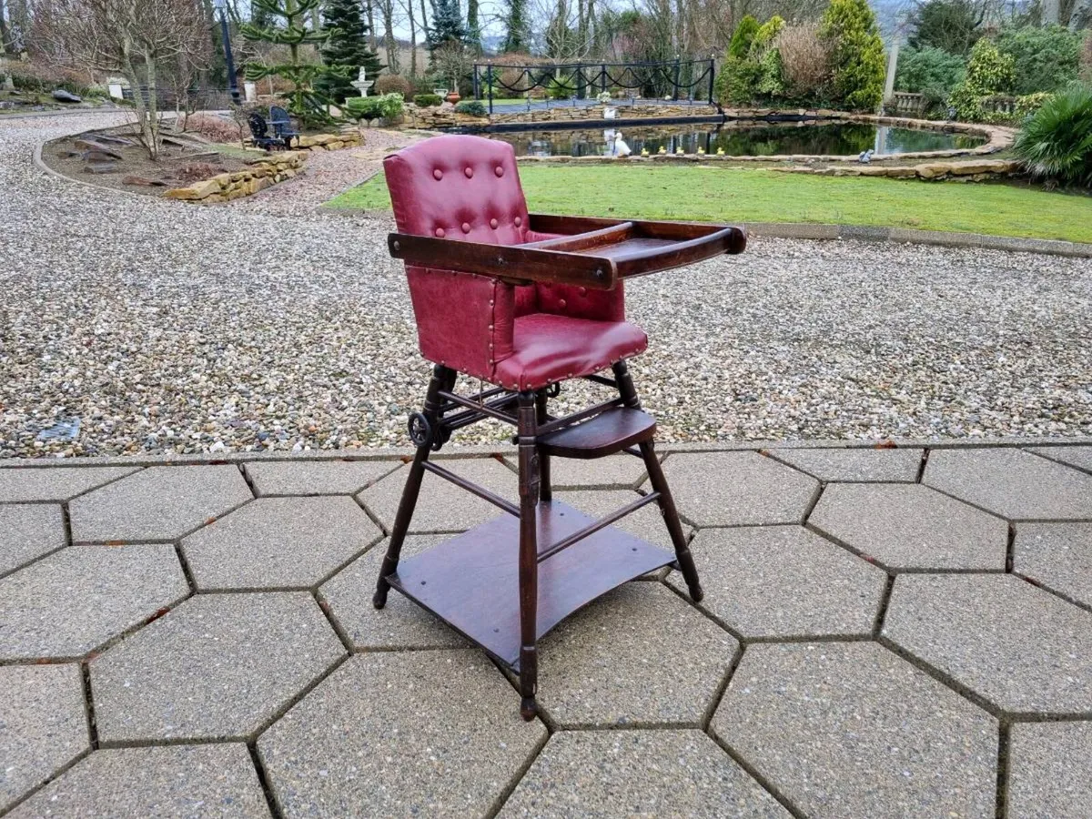 Antique Metamorphic Baby's High Chair - Image 3