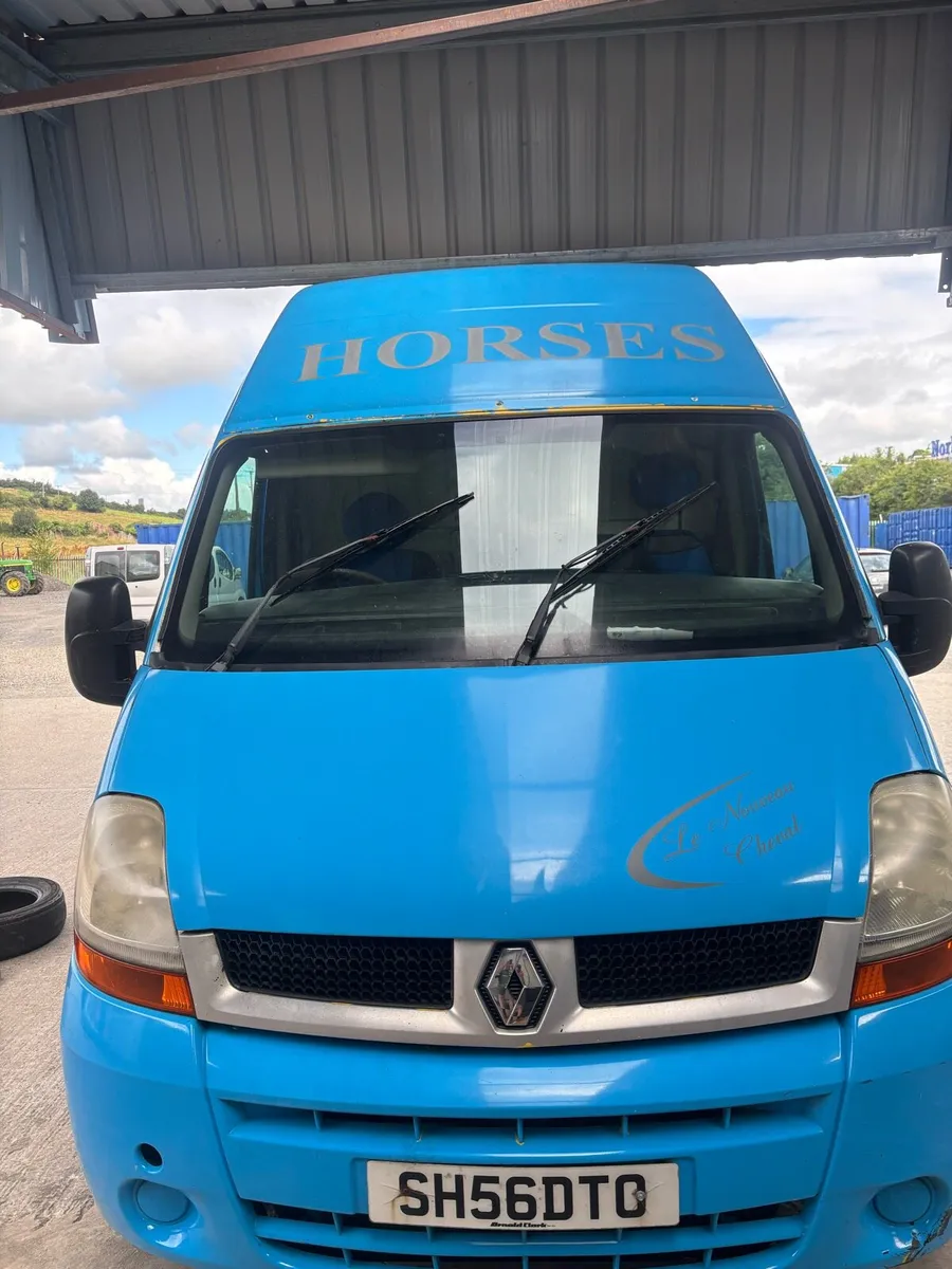 Renault master horse box - Image 1
