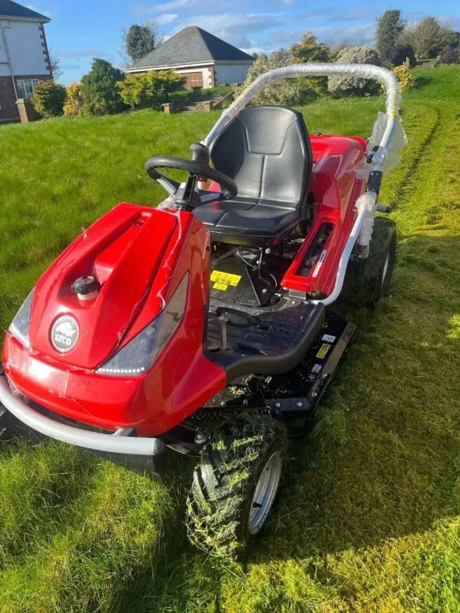MEADOW RIDE ON MOWER - FOR HIRE - Image 1