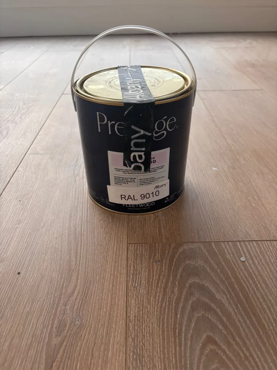 Paint - white/ 10L walls & ceiling & 2.5 L  wood - Image 3