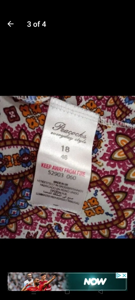 Evans plus size top like new. Size 24. 100 % polye - Image 3