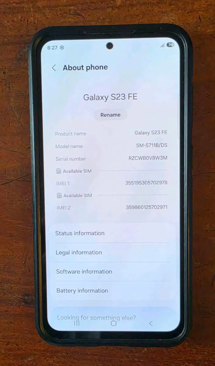 Samsung Galaxy S23FE128GB+Spigen Case Mint condit - Image 3