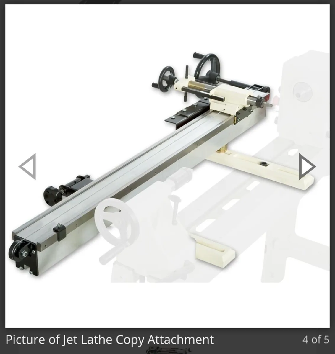 Axminster copy lathe attachment - Image 1