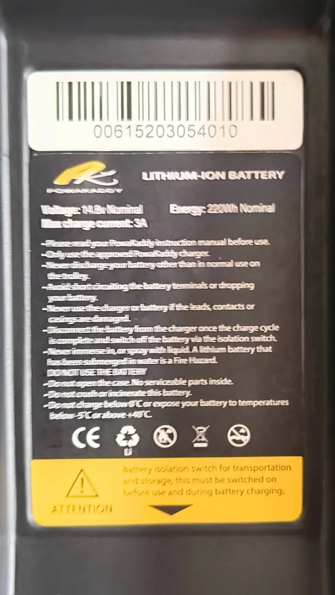 20800mAh,14.8VLithium Battery electric golf carts - Image 2