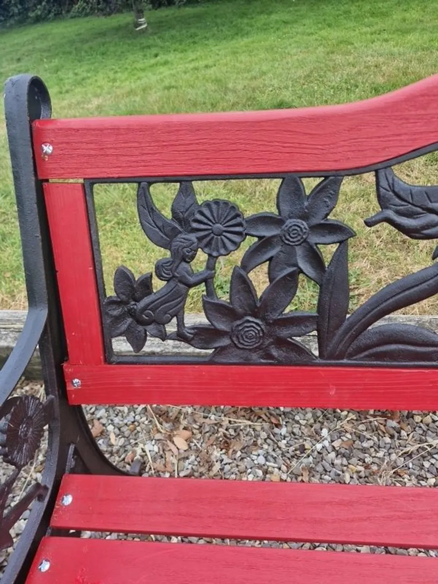 Heavy cast iron bench - Image 2
