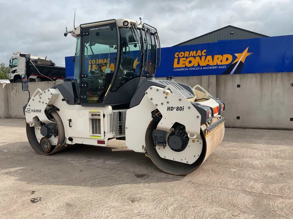 2022 HAMM HD+80i VV Double Drum Vibrating Roller - Image 3