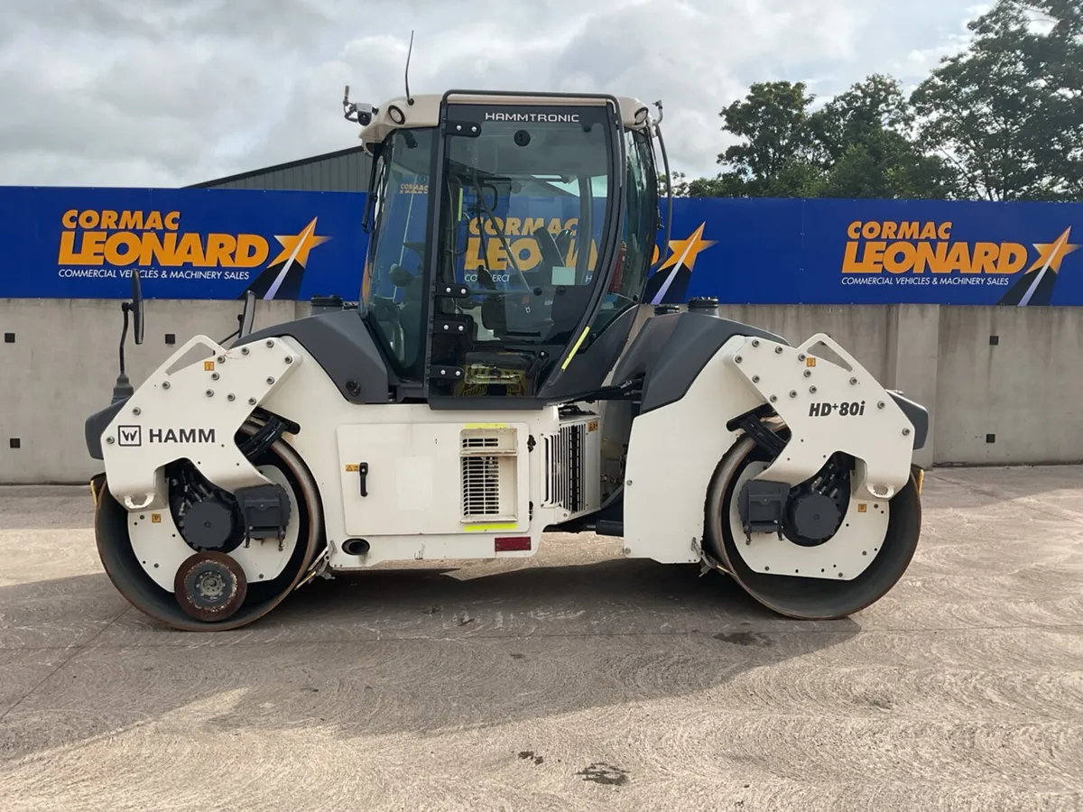 2022 HAMM HD+80i VV Double Drum Vibrating Roller - Image 2