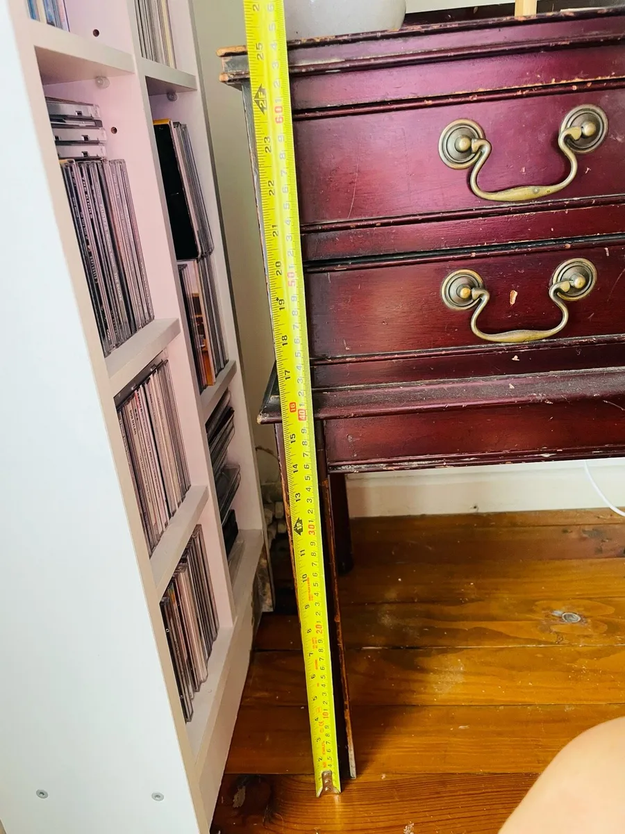 Vintage Hall Bench / Telephone Table – Solid Wood - Image 4