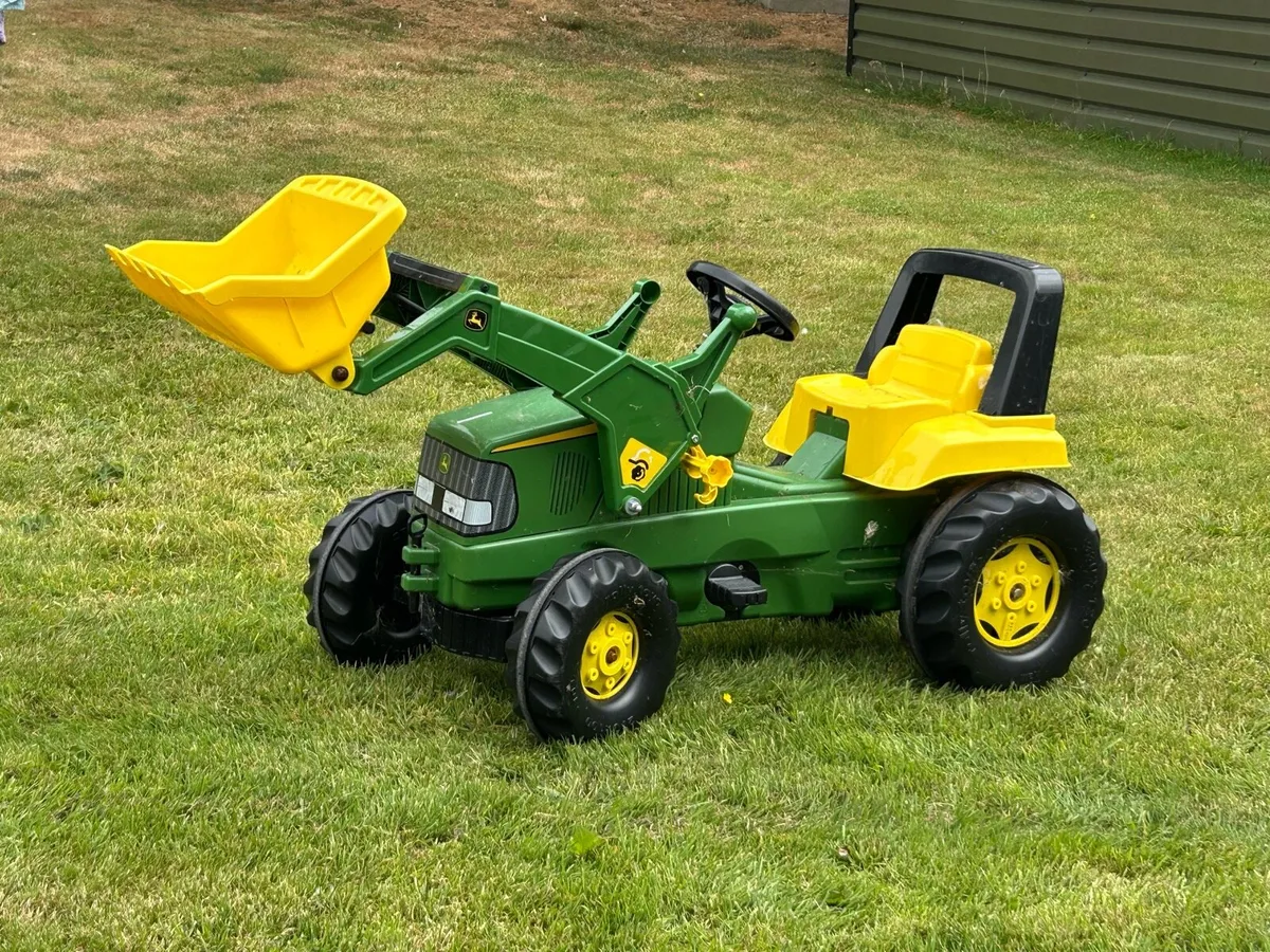 Rolly Toys John Deer loader and trailer - Image 3