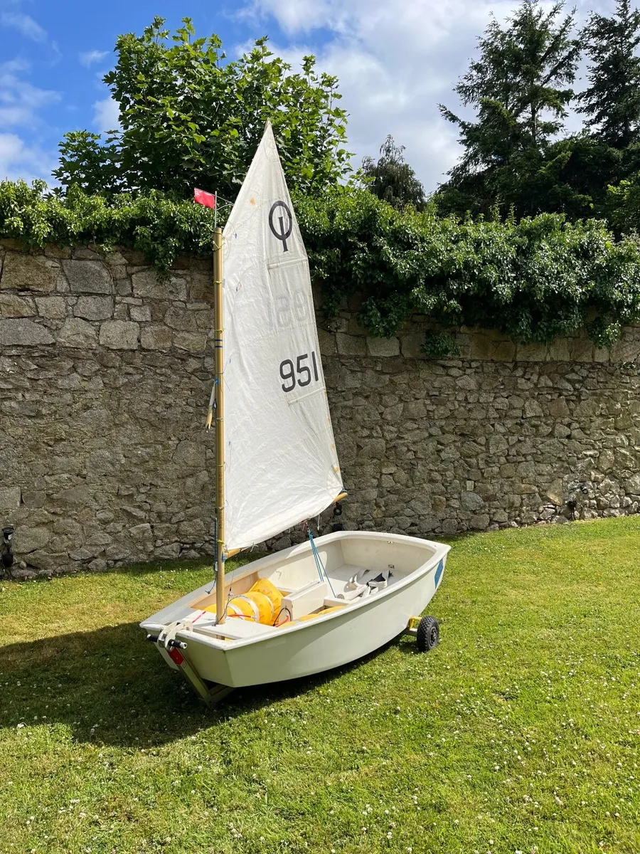 Optimist Sailing Dinghy - Image 1