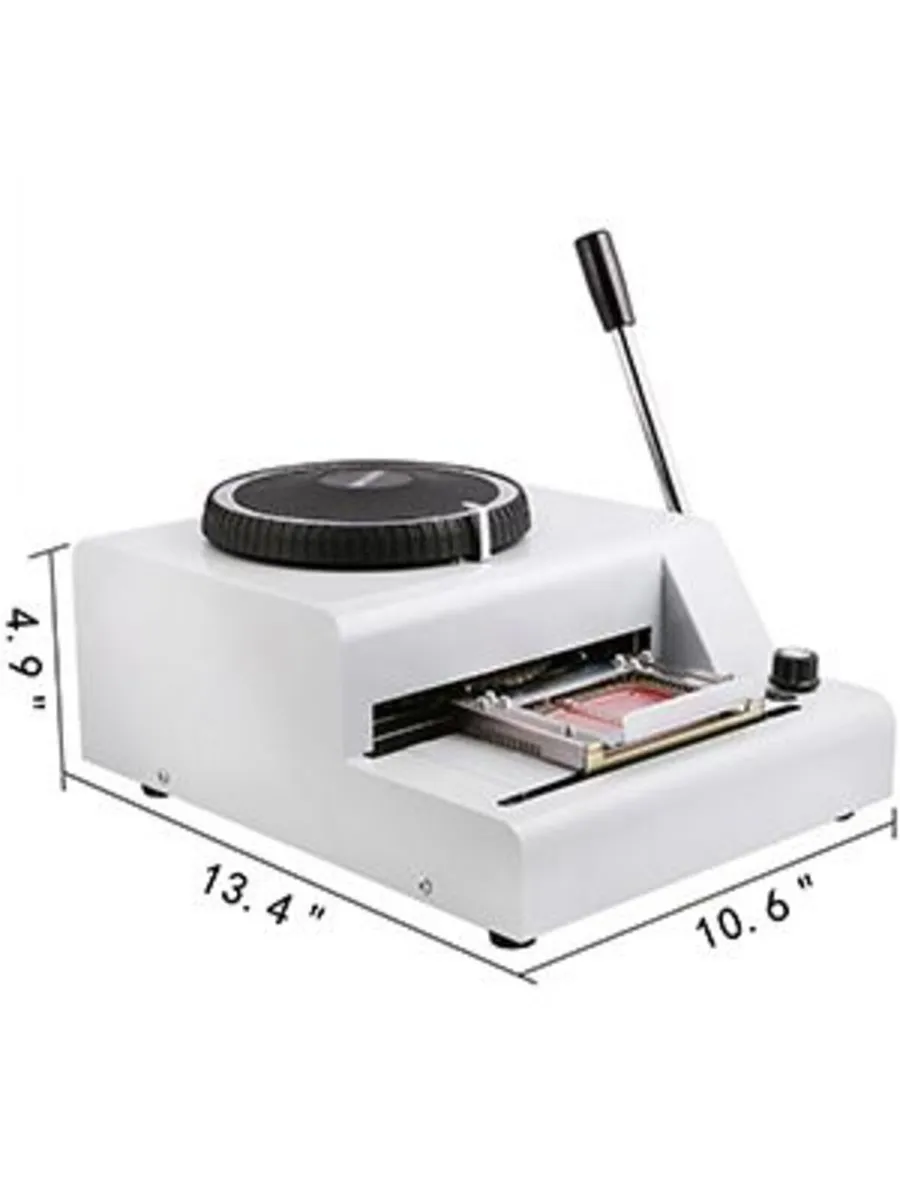 Manual 72 Character Card Embossing Machine - Image 2