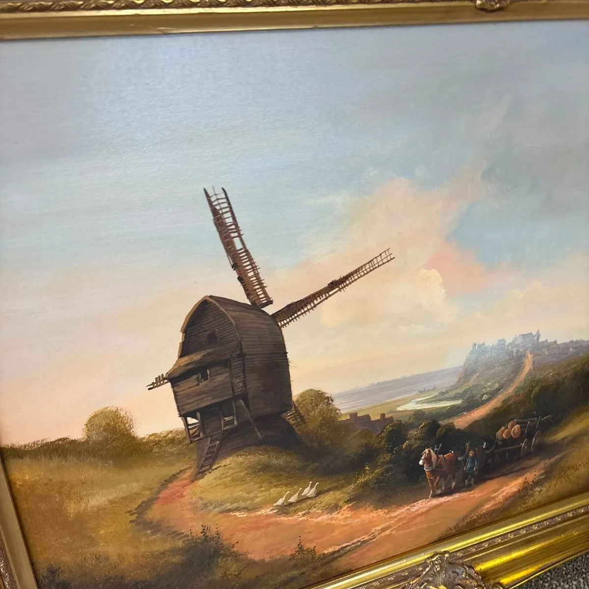 Early to mid 20th century oil on canvas - Image 2