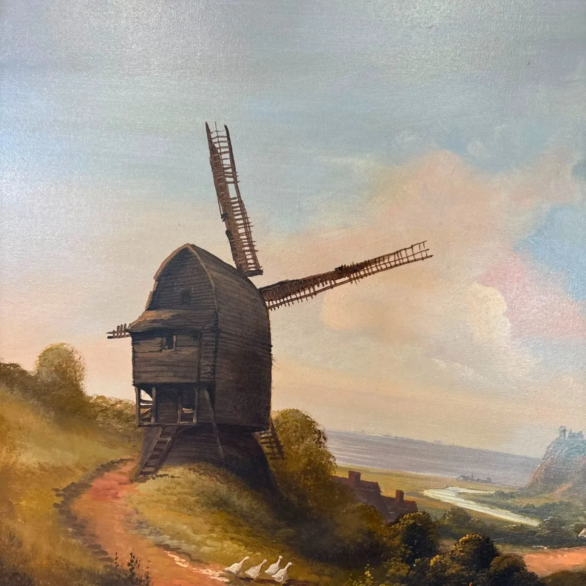 Early to mid 20th century oil on canvas - Image 3