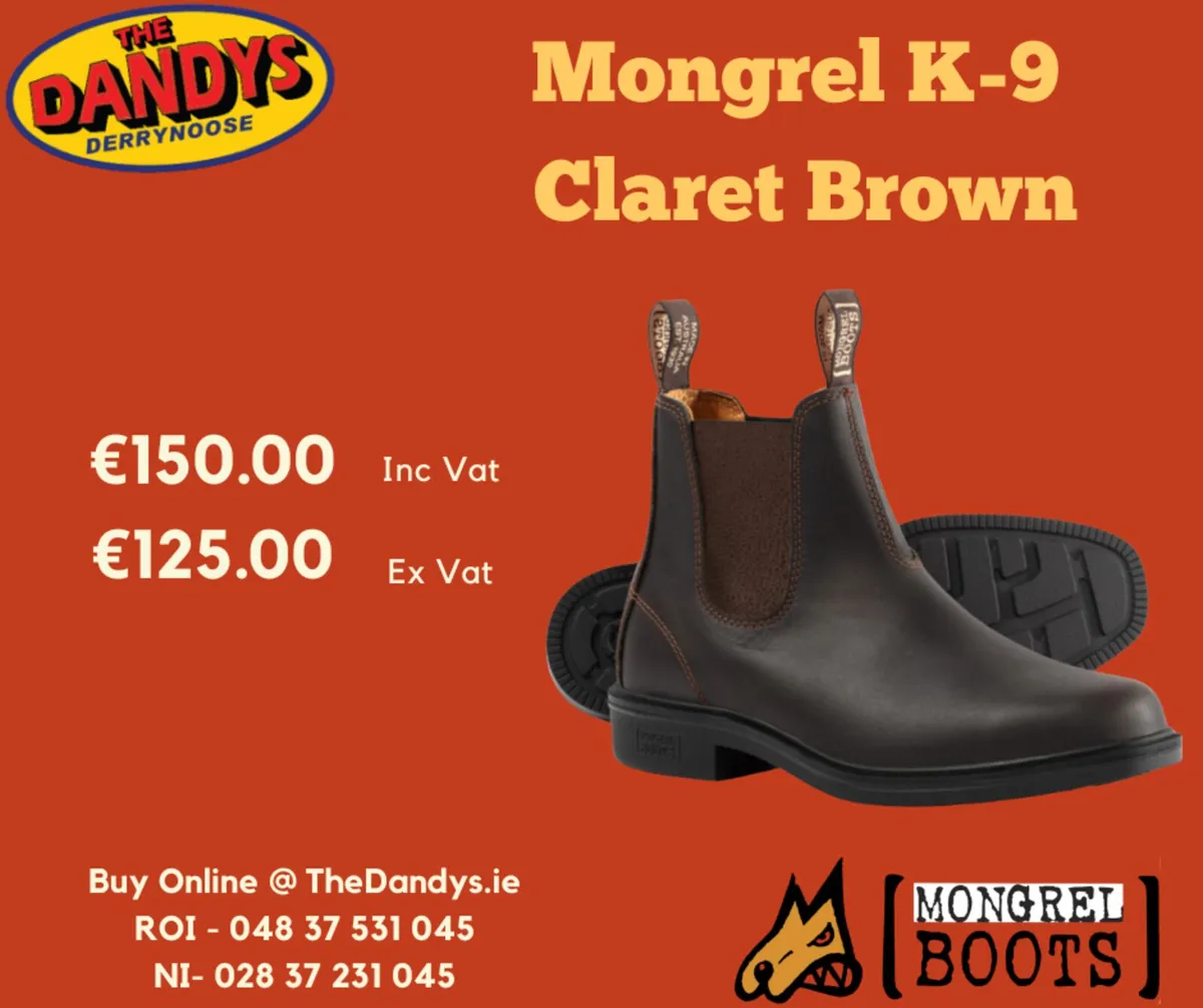 All New Mongrel K-9 Dealer Boots - Image 4