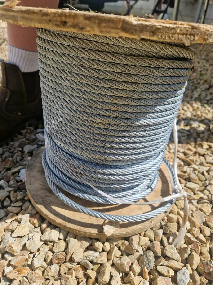 8mm 60mts galvinsed steel rope - Image 1
