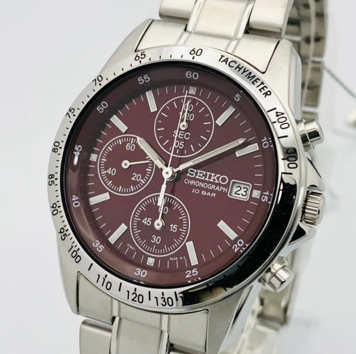 Seiko Chronograph Red Dial - Image 1