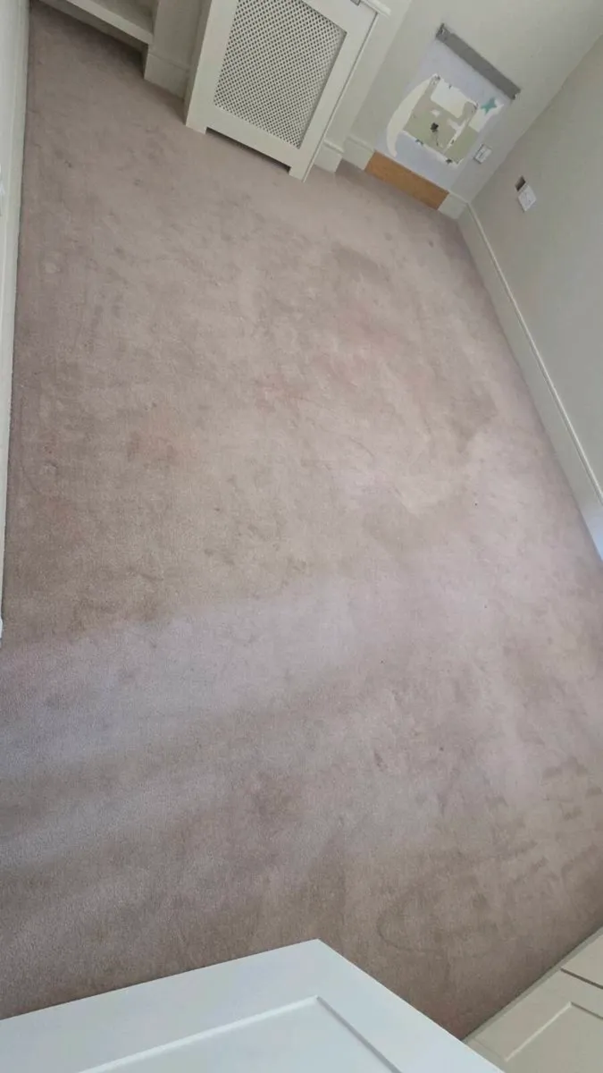 ​Neutral Beige Plush Pile Carpet & Stair Runner - Image 3