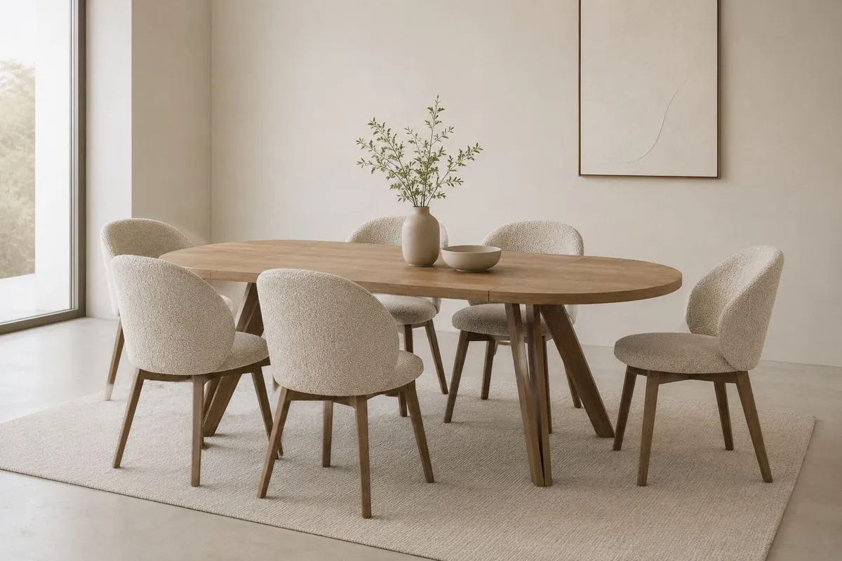Sova Extendable Round Dining Table - Image 1