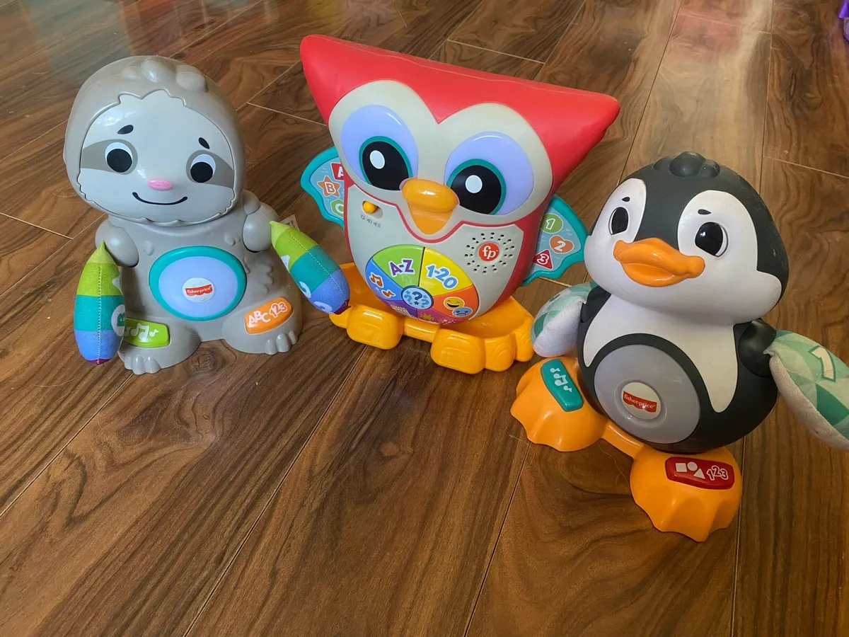 Fisher price Linkimals - Owl, Sloth, Penguin