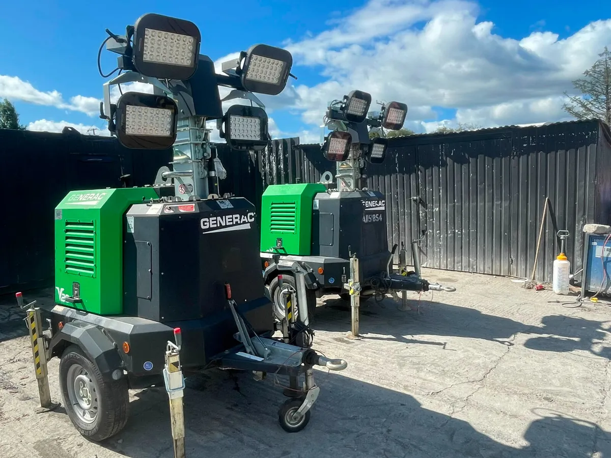 Generac VT2 mobile LED lighting towers - Image 1