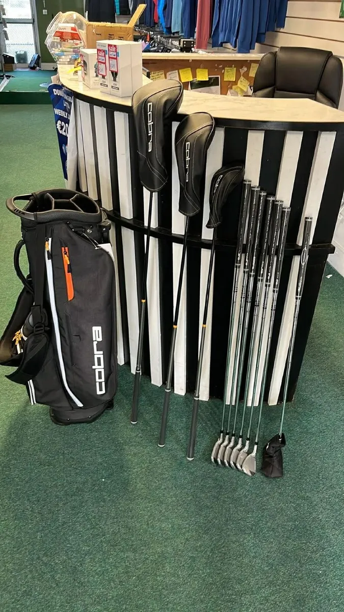 Cobra Fly XL 3 woods.6 irons,Bag+Putter STIFF €799 - Image 1