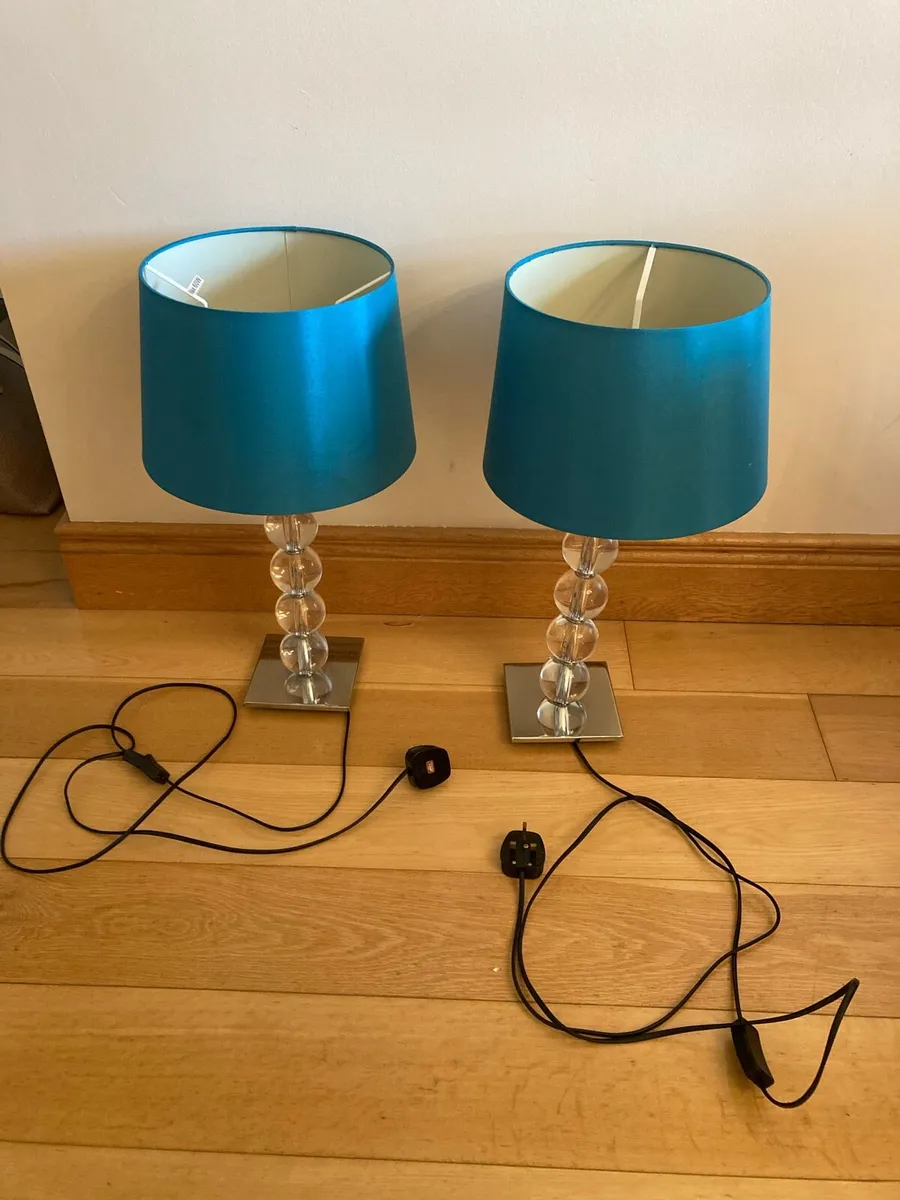 2 real coloured lamps - Image 1