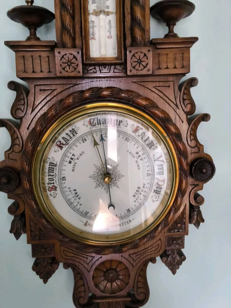 ANEROID  BAROMETER. - Image 2