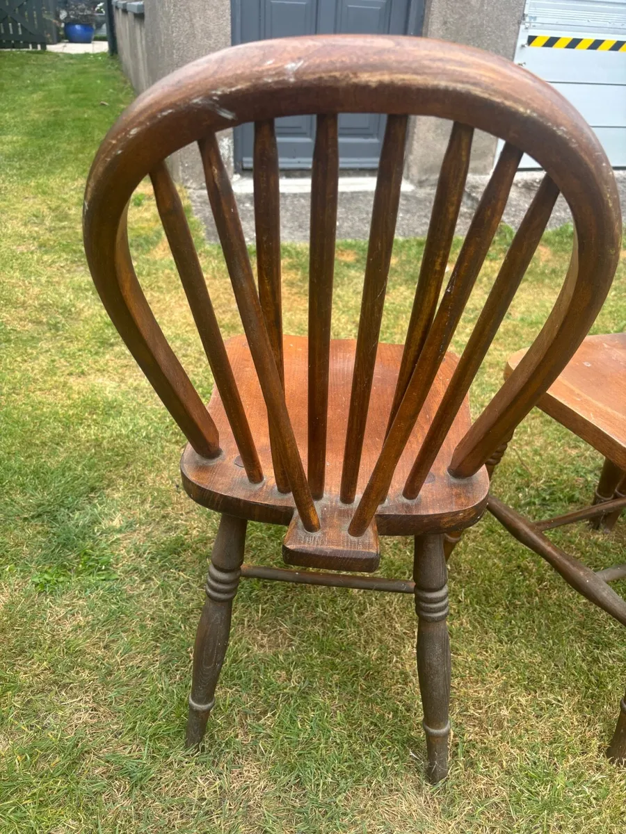 Antique dining chairs - Image 3