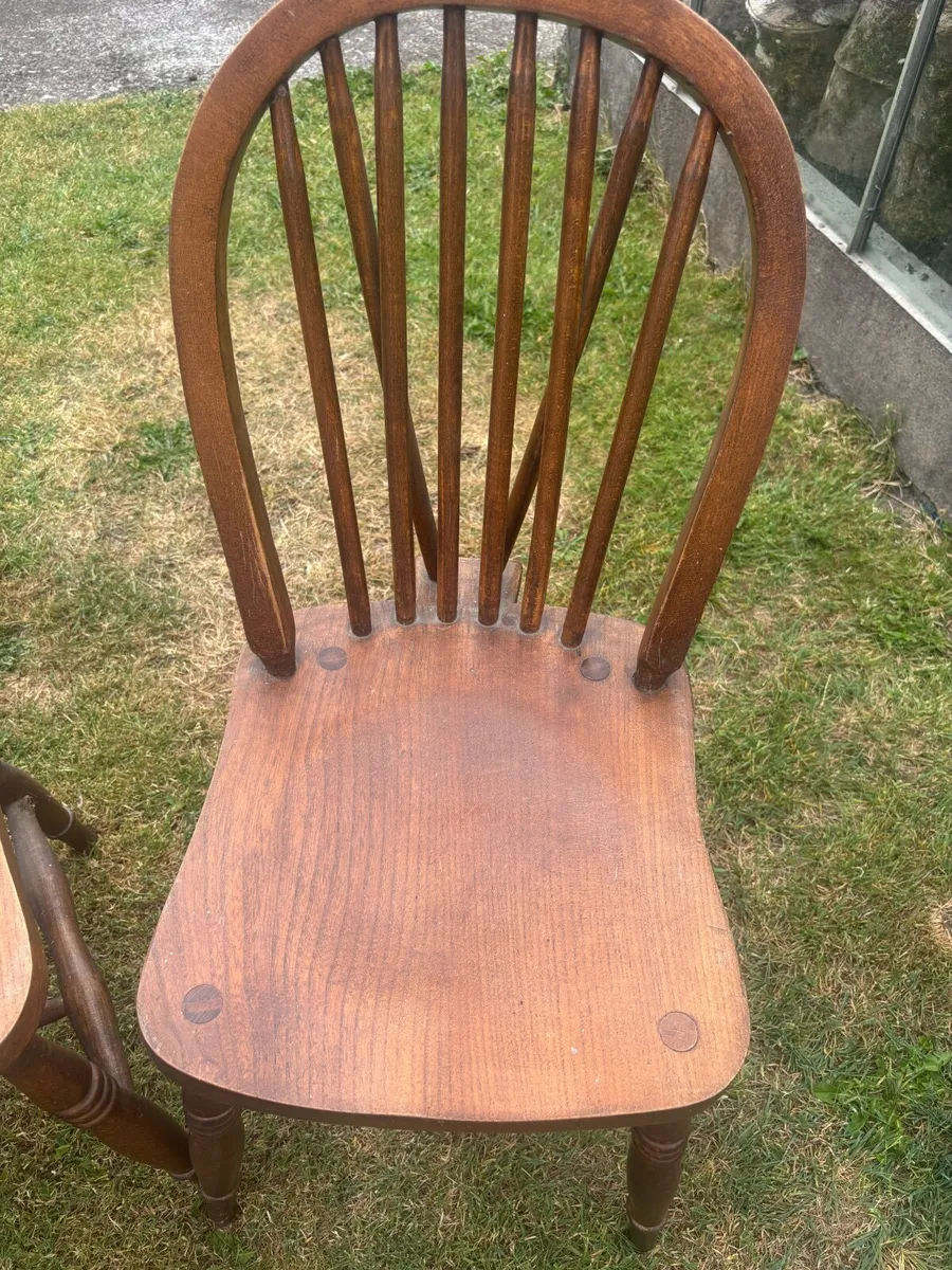 Antique dining chairs - Image 4