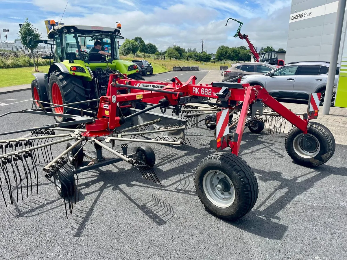 Massey Ferguson RK 662 twin rotor rake - Image 3