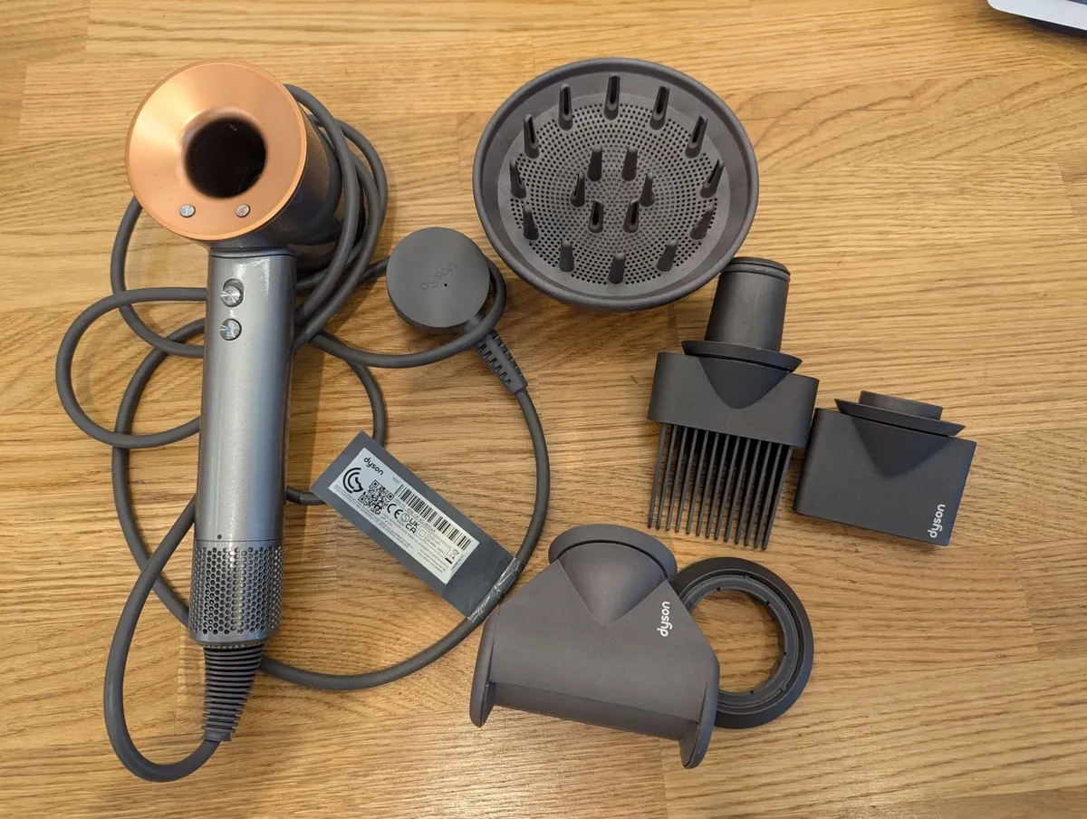 Dyson Supersonic Hair Dryer (Grey/Copper) - Image 1