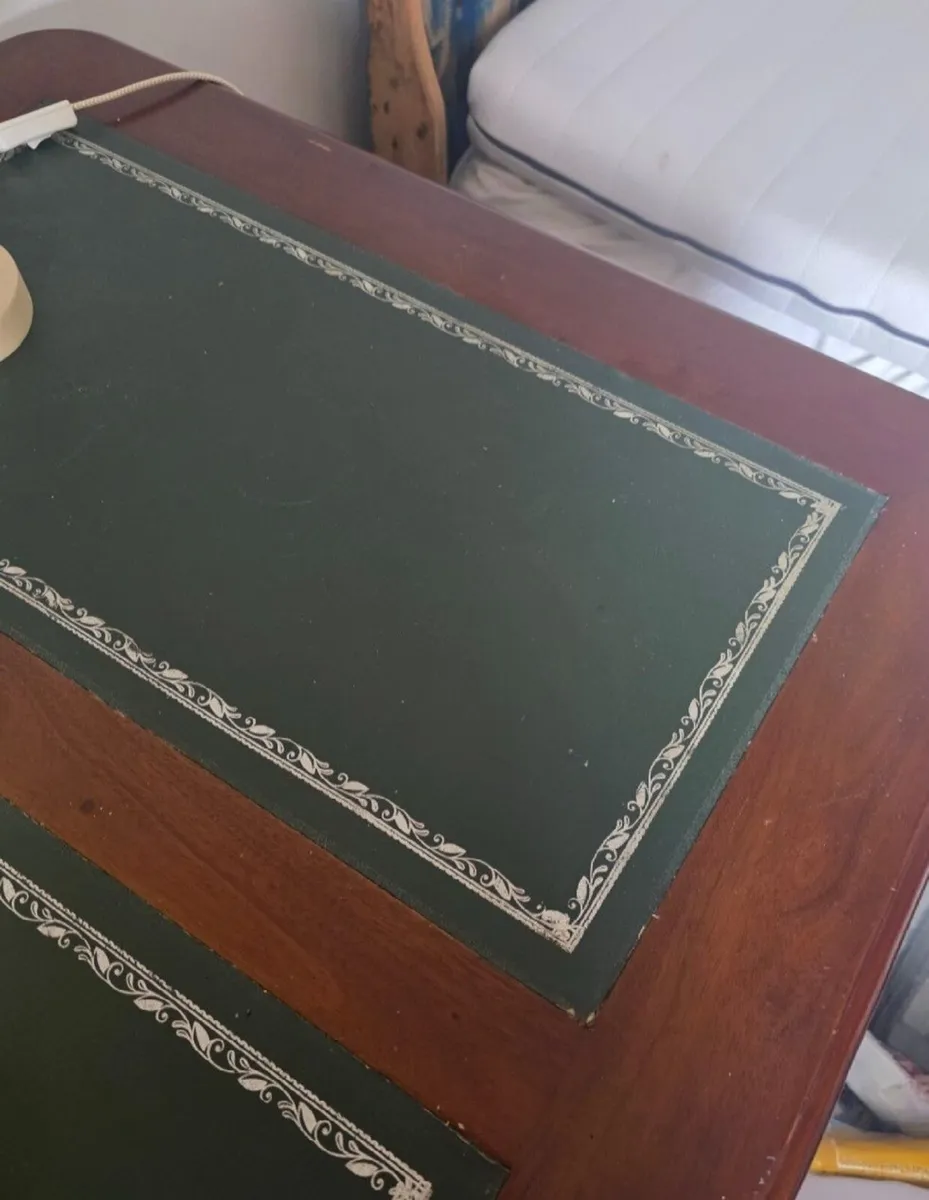 Solid Mahogany Writing Desk - Image 2