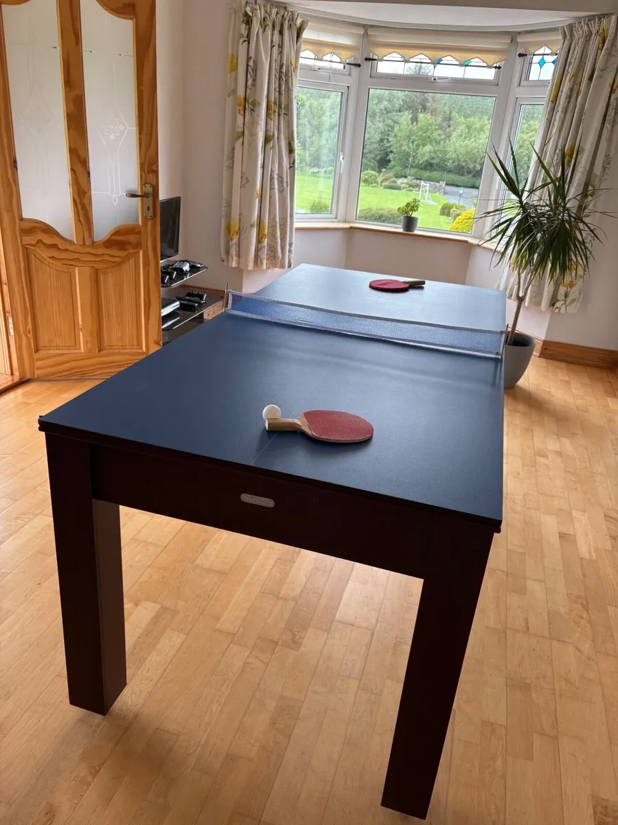 6ft x 3ft pool and table tennis table - Image 3