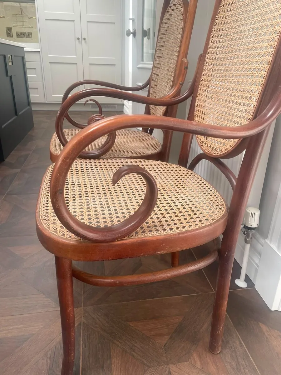 Antique Brentwood Chairs (Pair) - Image 3