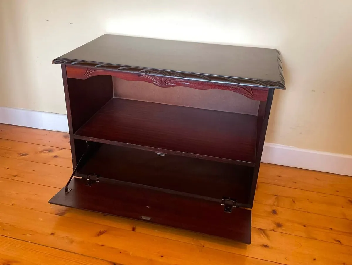 Rossmore Solid Mahogany Storage Cabinet And Drawer - Image 4