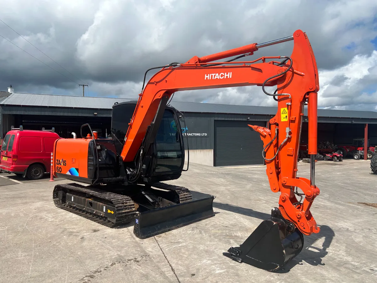 2014 Hitachi Zaxis 60 C/W Thumb Grab - Image 2