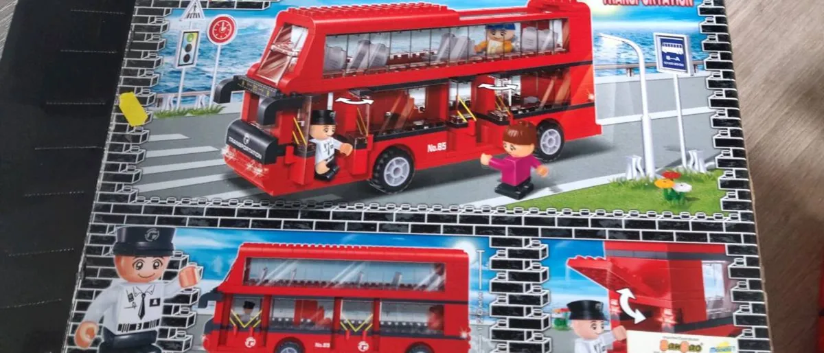 Ban bao double decker bus blocks - Image 1